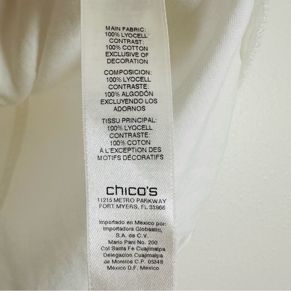 Chico’s Easy Eyelet Utility Jacket Boho - Picture 7 of 9